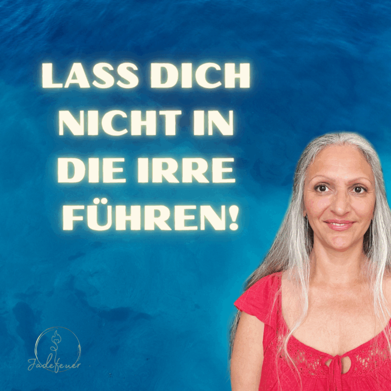 Lass dich nicht in die Irre führen